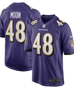Jeremiah Moon Baltimore Ravens Nike Game Player Jersey - Purple