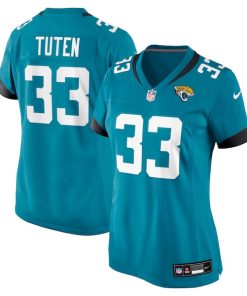 Bhayshul Tuten Jacksonville Jaguars Nike Women's Team Game Jersey -  Teal