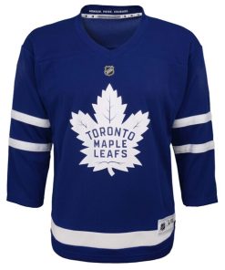 Alternative view of Toronto Maple Leafs Youth Home Replica Custom Jersey - Blue