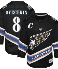 Alexander Ovechkin Washington Capitals Preschool  50th Anniversary Replica Jersey - Black