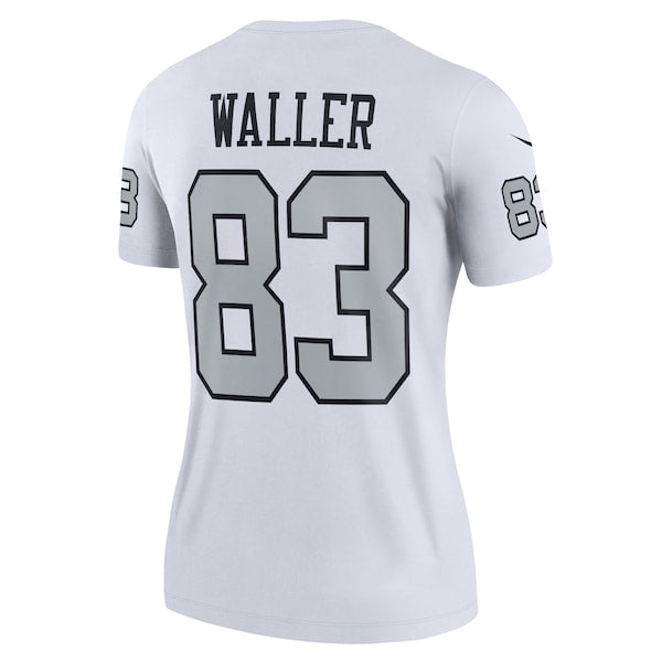 Darren Waller Las Vegas Raiders Nike Women's Alternate Legend Jersey - White/Black - Image 4