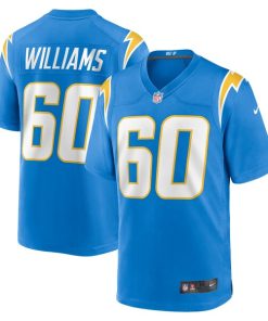 Alternative view of Bucky Williams Los Angeles Chargers Nike Team Game Jersey -  Powder Blue