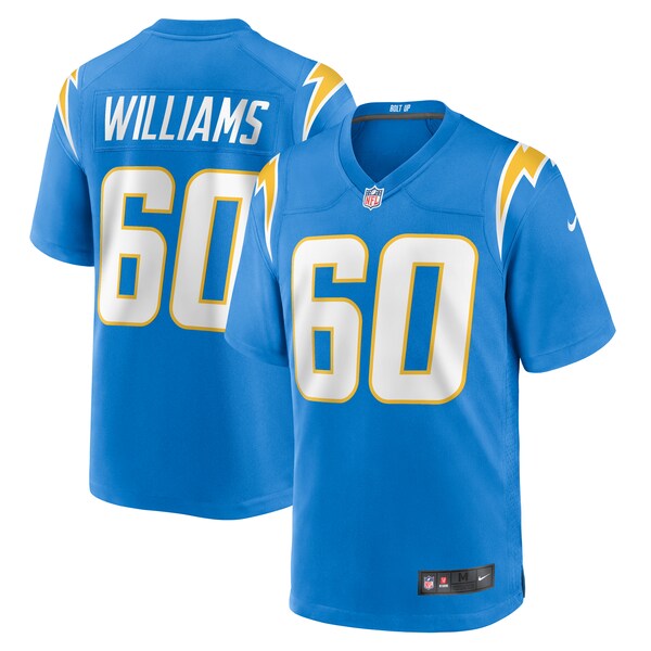 Bucky Williams Los Angeles Chargers Nike Team Game Jersey - Powder Blue - Image 2