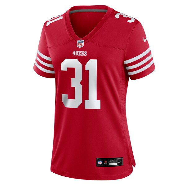 Isaac Guerendo San Francisco 49ers Nike Women's Game Jersey - Scarlet - Image 3