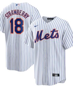 Darryl Strawberry New York Mets Nike Home Replica Player Jersey - White