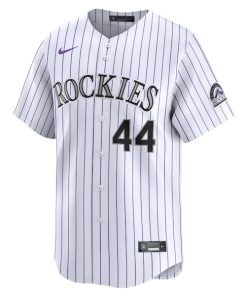 Alternative view of Elehuris Montero Colorado Rockies Nike Home Limited Player Jersey - White