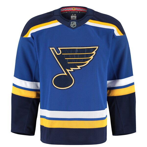 St. Louis Blues Home Authentic Pro Jersey - Blue - Image 2