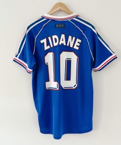France ZIDANE 1998 World Cup Home Retro Jersey - Blue