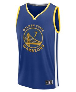 Alternative view of Buddy Hield Golden State Warriors  Fast Break Replica Player Jersey - Icon Edition - Royal