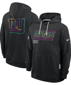 New York Giants Nike 2025 NFL Crucial Catch Sideline Standard Issue Dri-FIT Hoodie - Black