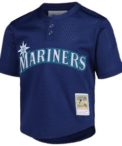 Alternative view of Ken Griffey Jr. Seattle Mariners Preschool Cooperstown Collection?Mesh Batting Practice Jersey - Navy