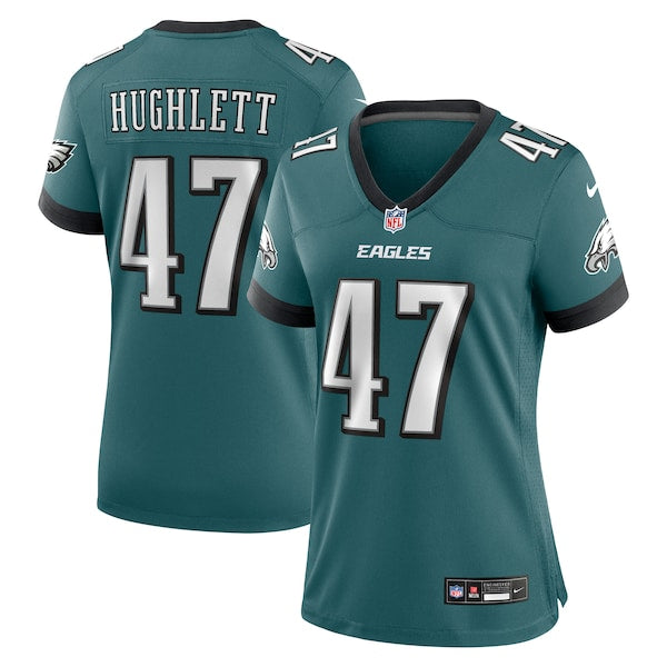 Charley Hughlett Philadelphia Eagles Nike Women's Team Game Jersey - Midnight Green - Image 2