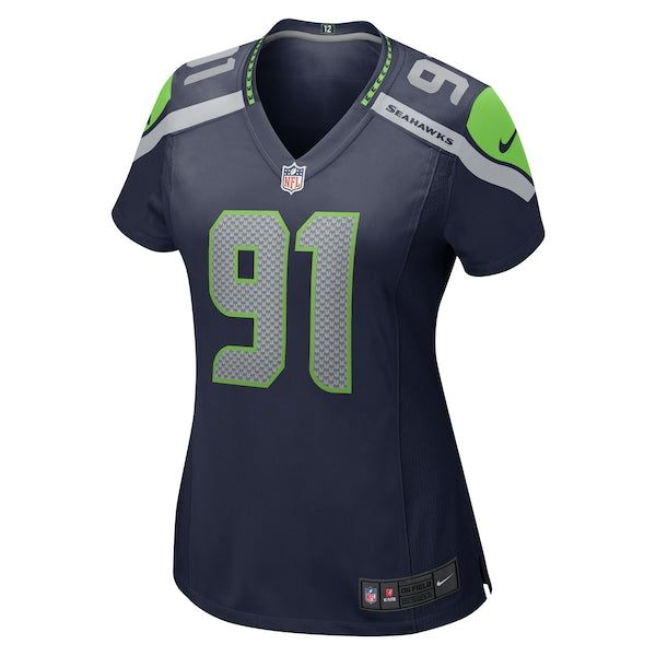 Bryan Mone Seattle Seahawks Nike Women's Game Jersey - College Navy - Image 2