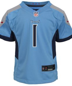 Alternative view of Cameron Ward Tennessee Titans Nike Preschool Game Jersey - Light Blue