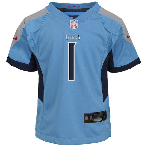 Cameron Ward Tennessee Titans Nike Preschool Game Jersey - Light Blue - Image 2