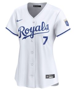 Alternative view of Bobby Witt Jr. Kansas City Royals Nike Women's Home Limited Player Jersey - White