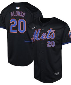 Pete Alonso New York Mets Nike Youth Alternate Limited Player Jersey - Black