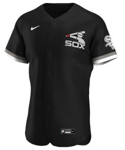 Alternative view of Chicago White Sox Nike Alternate Authentic Team Jersey - Black