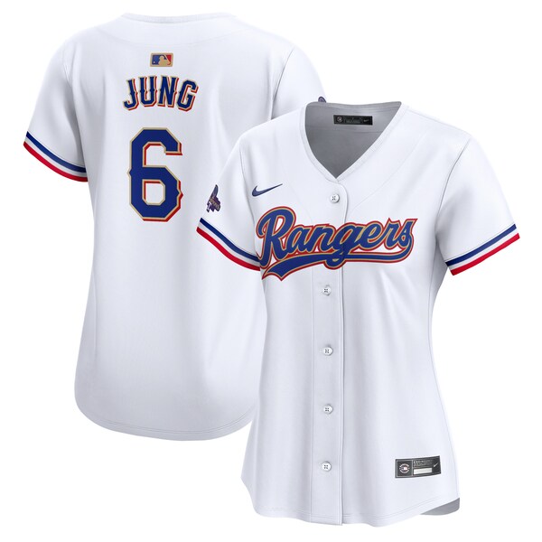 Josh Jung Texas Rangers Nike Women's 2024 Gold Collection Limited Player Jersey?ยจC White