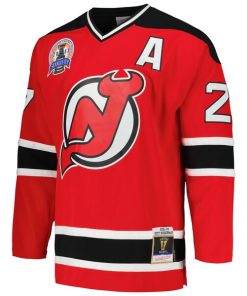 Alternative view of Scott Niedermayer New Jersey Devils  2002/03 Blue Line Player Jersey - Red