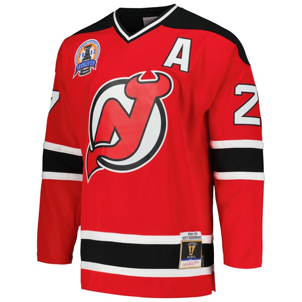 Scott Niedermayer New Jersey Devils 2002/03 Blue Line Player Jersey - Red - Image 2