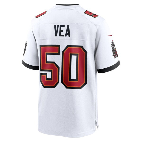 Vita Vea Tampa Bay Buccaneers Nike White Game Jersey - White/Red - Image 4