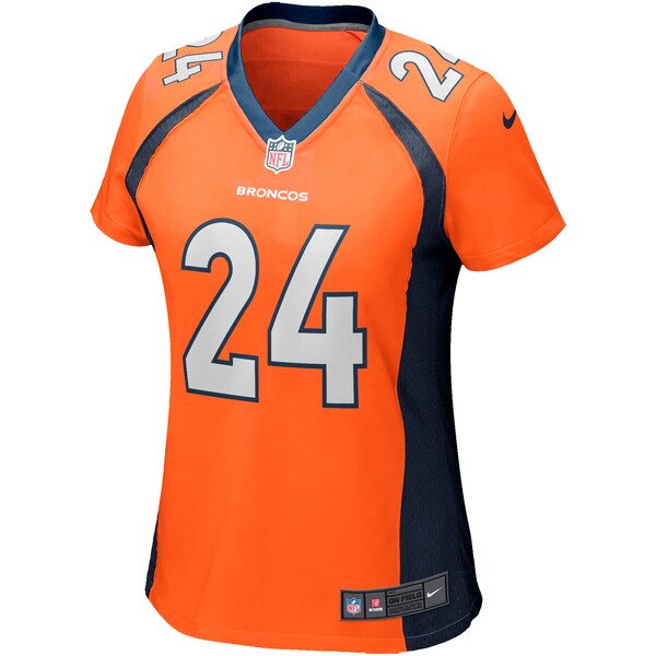 Champ Bailey Denver Broncos Nike Women's Game Retired Player Jersey - Orange/Navy - Image 3