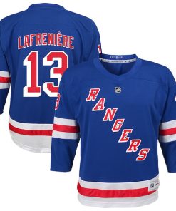 Alexis Lafreniere New York Rangers Youth Home Replica Player Jersey - Blue