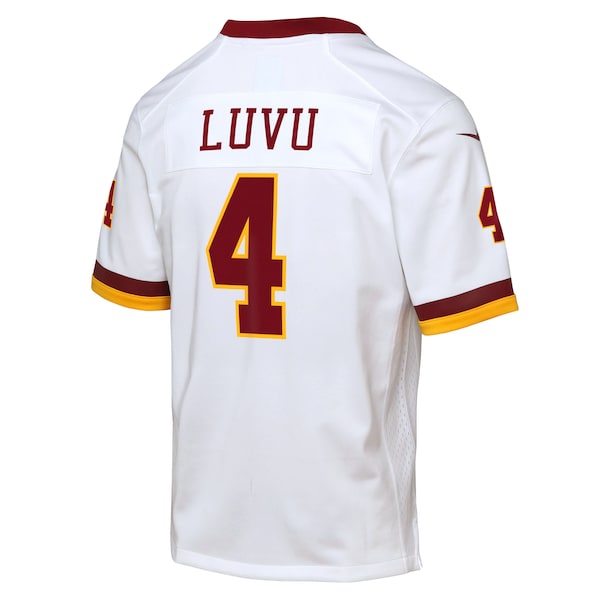 Frankie Luvu Washington Commanders Nike Youth Game Super Bowl Era Jersey - White - Image 2