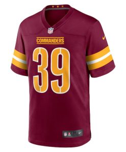 Alternative view of Jeremy Reaves Washington Commanders Nike  Game Jersey -  Burgundy