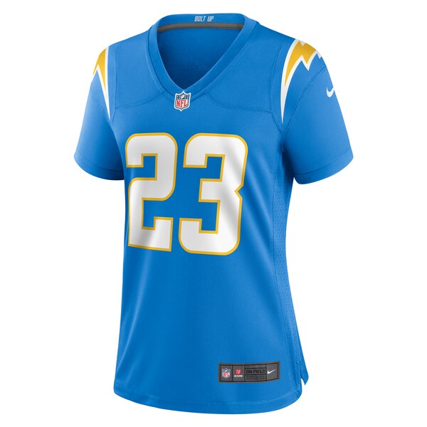 Matt Hankins Los Angeles Chargers Nike Women's Team Game Jersey - Powder Blue - Image 3