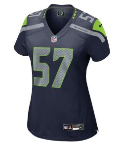 Alternative view of Frank Clark Seattle Seahawks Nike Women's  Game Jersey - College Navy