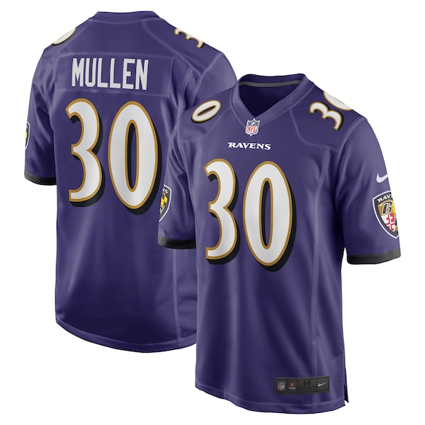 Trayvon Mullen Baltimore Ravens Nike Team Game Jersey - Purple
