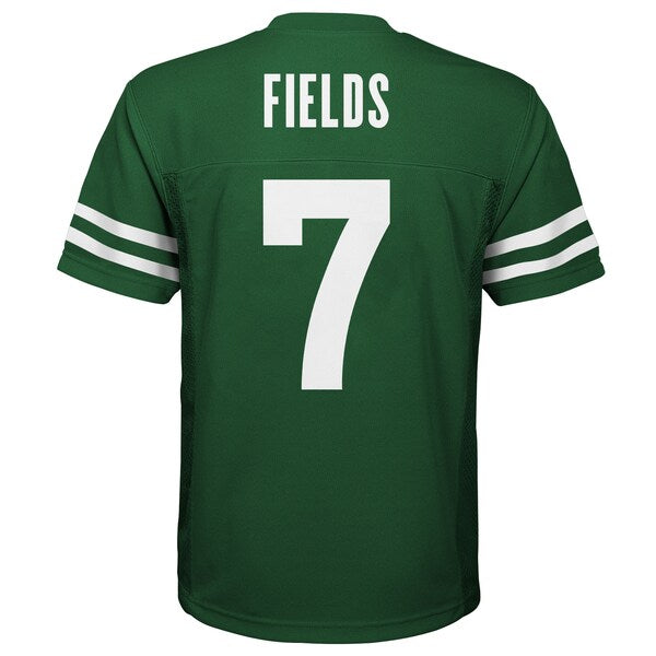 Justin Fields New York Jets Nike Youth Replica Player Jersey - Legacy Green - Image 3