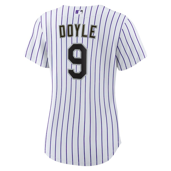Brenton Doyle Colorado Rockies Nike Women's Home Replica Jersey - White - Image 3