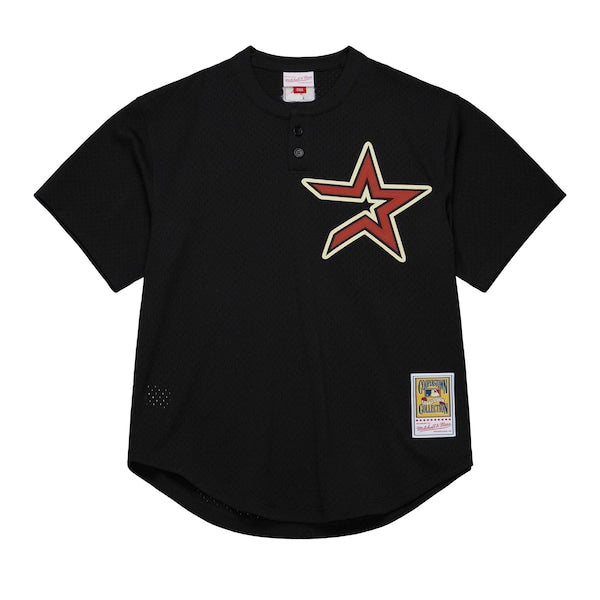 Jeff Bagwell Houston Astros Cooperstown Mesh Batting Practice Jersey - Black - Image 2