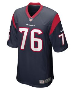 Alternative view of Austin Deculus Houston Texans Nike Game Player Jersey - Navy