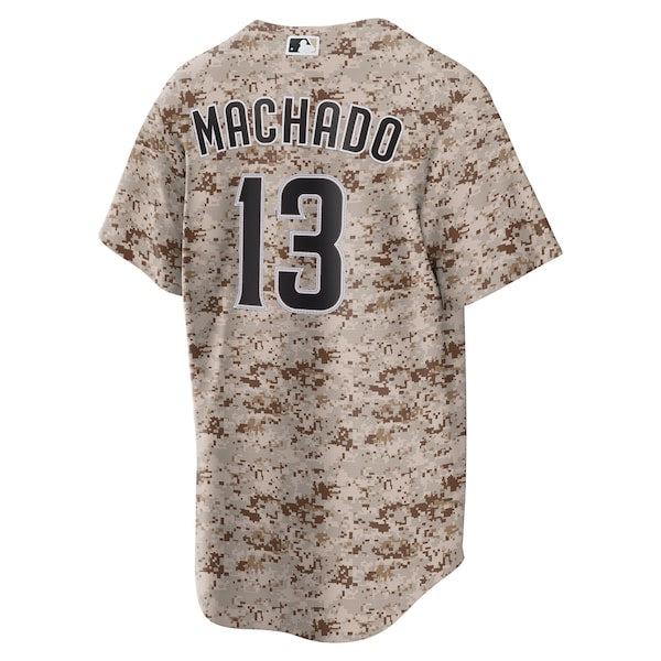 Manny Machado San Diego Padres Nike USMC Alternate Replica Player Jersey - Camo - Image 3