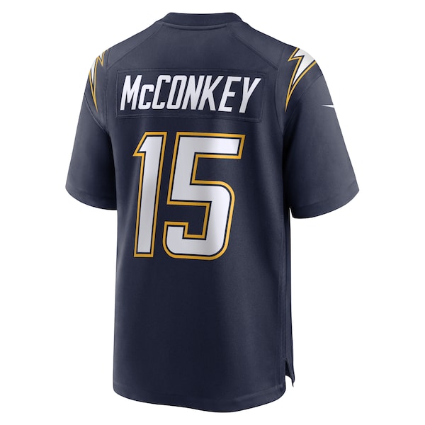 Ladd McConkey Los Angeles Chargers Nike Alternate Super Chargers Game Player Jersey - Navy/Gold/Powder Blue - Image 4