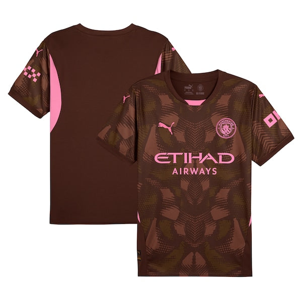 Manchester City Puma 2024/25 Replica Short Sleeve Goalkeeper Jersey - Brown - Image 2
