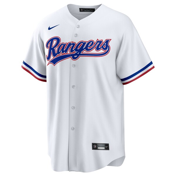 Ezequiel Duran Texas Rangers Nike Youth Home Replica Jersey - White - Image 2