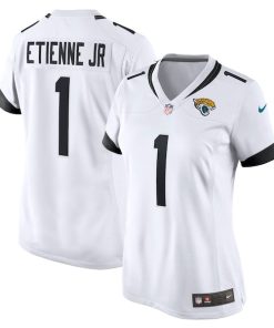 Travis Etienne Jr. Jacksonville Jaguars Nike Women's Game Player Jersey - White
