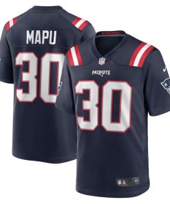 Marte Mapu New England Patriots Nike Team Game Jersey -  Navy