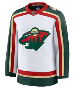 Alternative view of Minnesota Wild  25th Anniversary Premium Jersey - White/Green