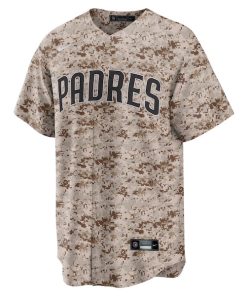Alternative view of Manny Machado San Diego Padres Nike USMC Alternate Replica Player Jersey - Camo