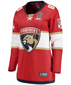 Alternative view of Brad Marchand Florida Panthers  Women's 2025 Stanley Cup Champions Breakaway Jersey - Red