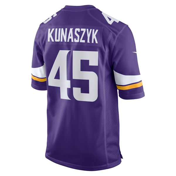 Jordan Kunaszyk Minnesota Vikings Nike Game Jersey - Purple - Image 4