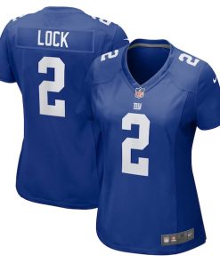 Drew Lock New York Giants Nike Women's  Game Jersey -  Royal
