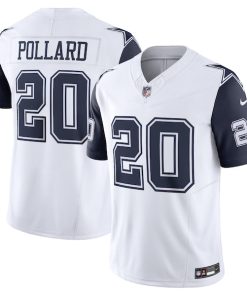 Alternative view of Tony Pollard Dallas Cowboys Nike Vapor F.U.S.E. Limited Jersey - White/Navy