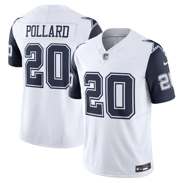 Tony Pollard Dallas Cowboys Nike Vapor F.U.S.E. Limited Jersey - White/Navy - Image 2